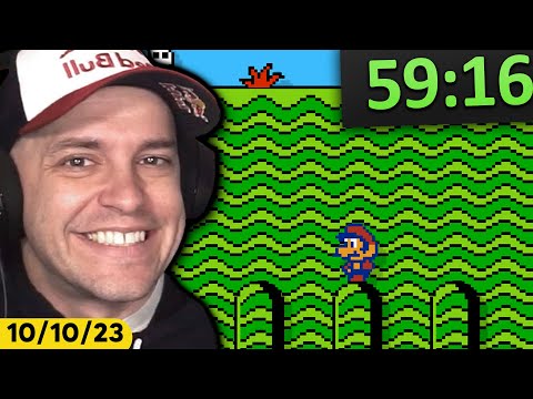 Let's Beat SMB2 In One Sitting! (2D Mario-Thon)