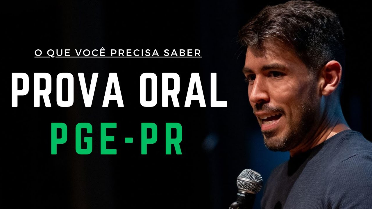 Prova Oral da PGE-PR: Regras, Estratégias e Como se Preparar para a Banca!