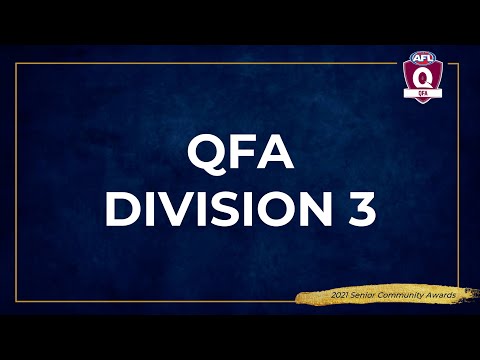 2021 QFA Division 3 Awards
