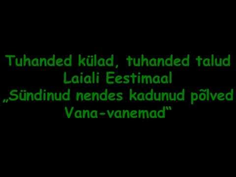 Rajacas: "Tuhanded külad (Eestimaa)" (1971)