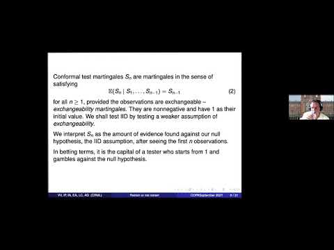 Retrain or not retrain: conformal test martingales for change-point detection