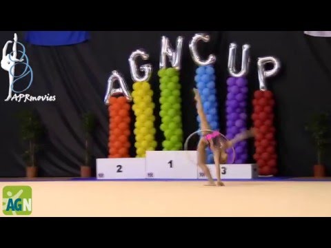 Elizaveta Iampolskaia - RhytmoCats (LUX) - Arco (Hoop) - Junior Final - AGN Cup 2016