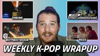 ATEEZ (Jongho/San), RIIZE, BOYNEXTDOOR, & ONEWE Reactions [K-Pop Wrap-Up | 4.19.24]