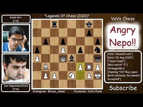 Full Story Of The Armageddon Which Made Nepo ANGRY!! || Legends Of Chess (2020)