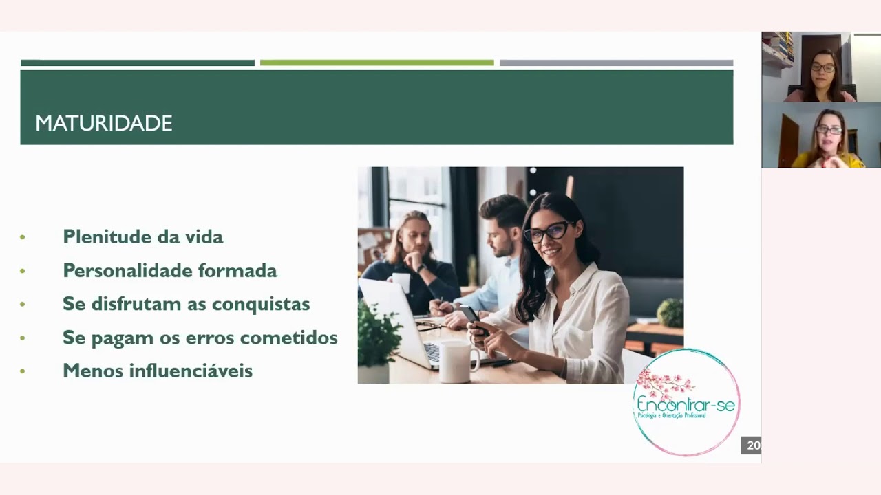 Psicologia: ADULTEZ - Desenvolvimento Humano. Psicólogas Vanessa Cazelato e Geovanna Betti.