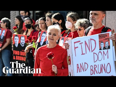 Vigil held in London for missing journalist Dom Phillips and campaigner Bruno Pereira