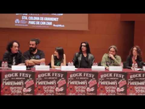 VICENTE “MARISKAL” ROMERO EN LA RUEDA DE PRENSA DE ROCK FEST BCN VICENTE “MARISKAL” ROMERO EN LA RUEDA DE PRENSA DE ROCK FEST BCN