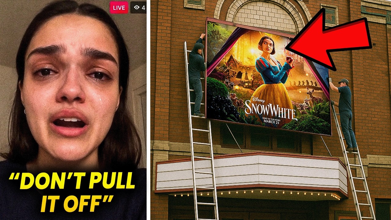 Rachel Zegler IN TEARS as 1,210 Venues Stopped Screening Her Woke Snow White Remake