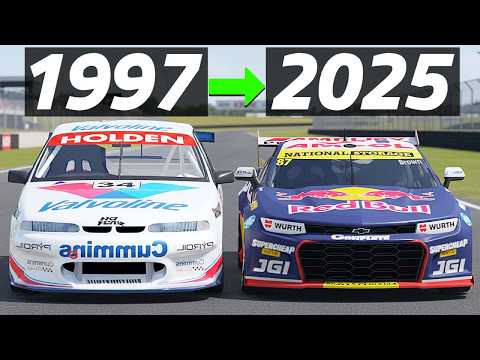 V8 Supercars Speed Evolution | 1997-2025