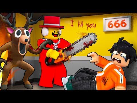 Survive The HAUNTED Elevator in ROBLOX!!!