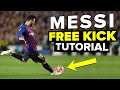 How To Shoot Free Kicks Like LIONEL MESSI Learn Messi Skills
