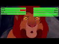 The Lion King 1994 Final Battle With Healthbars 1 2 Edited By KobeW2001