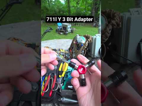 711L Y 3 way 1/4 bit adapter #711l #edc #tools #bit