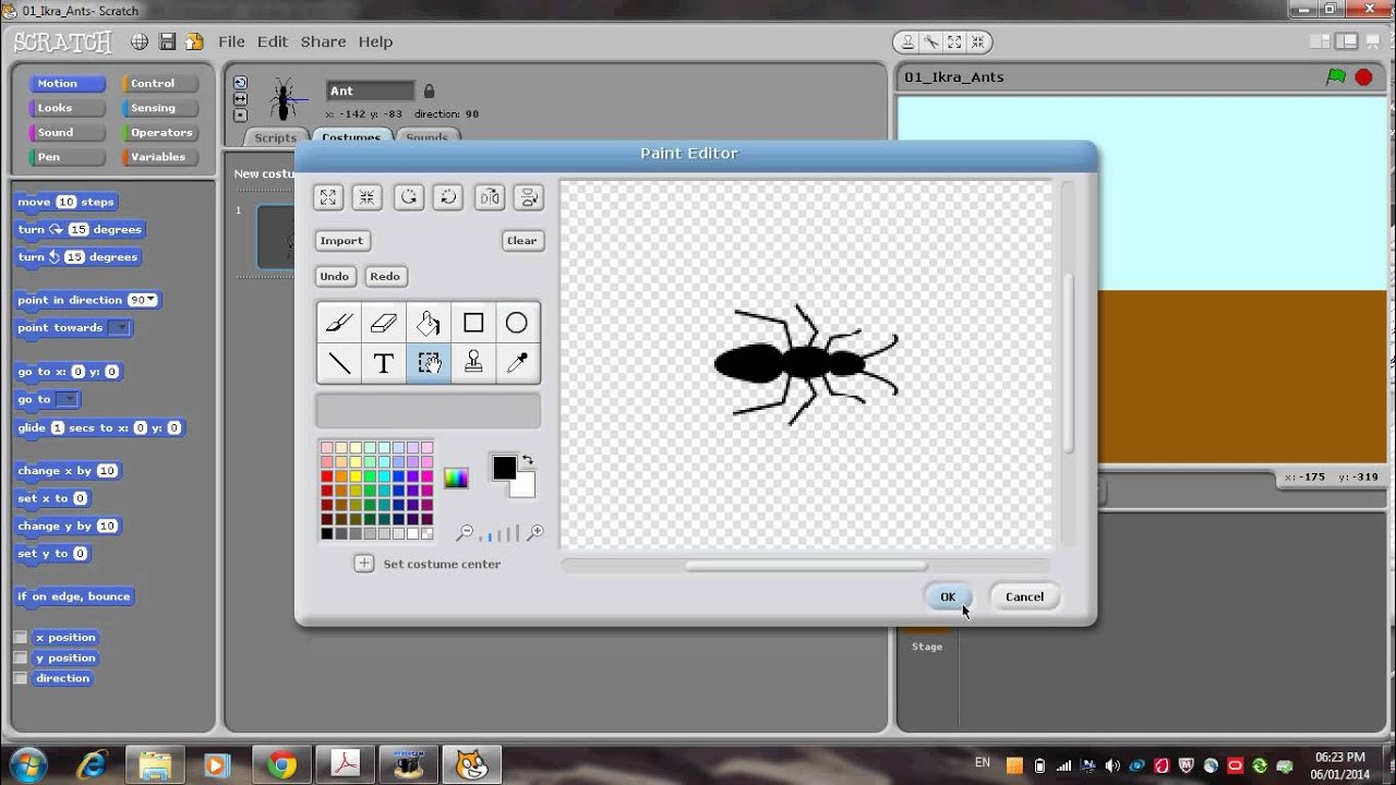 Computer Application Secondary 2 Workbook - Worksheet 5.2 (Ants)