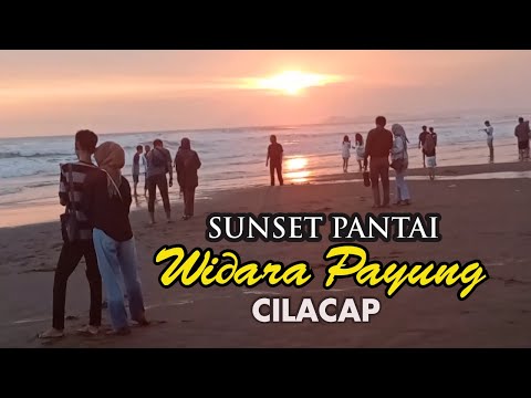 Keindahan Sunset Di Pantai Widara Payung Cilacap Jawa Tengah