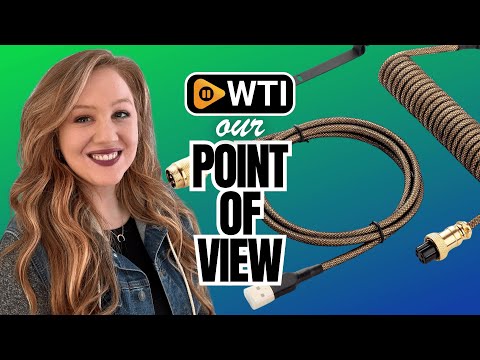 GUNMJO Starlight Coiled USB C Cable for Gaming Keyboard - WTI product video review