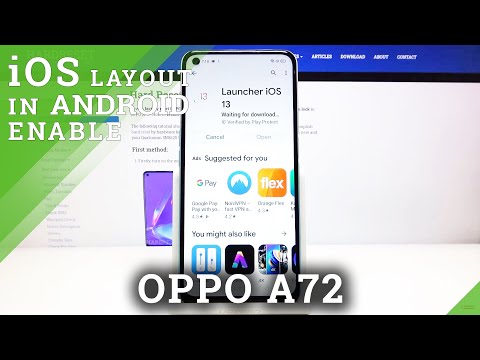 How to Download and Install iOS Launcher in Oppo A72?