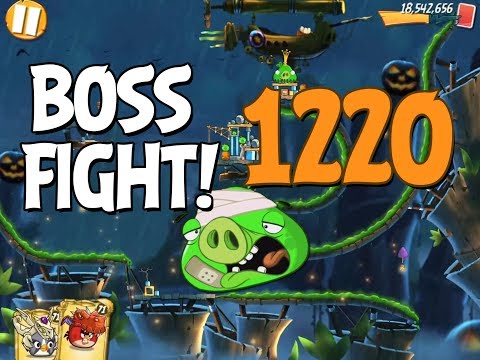 Angry Birds 2 Boss Fight 174! King Pig Level 1220 Walkthrough - iOS, Android