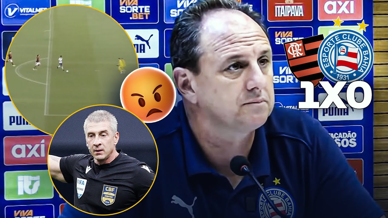 😡 MUITO IRRITADO ! CENI DEU A REAL CONTRA A ARBITRAGEM E LUCHO APÓS DERROTA DO BAHIA PARA O FLAMENGO