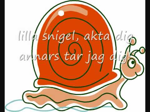 Lilla Snigel (med text)