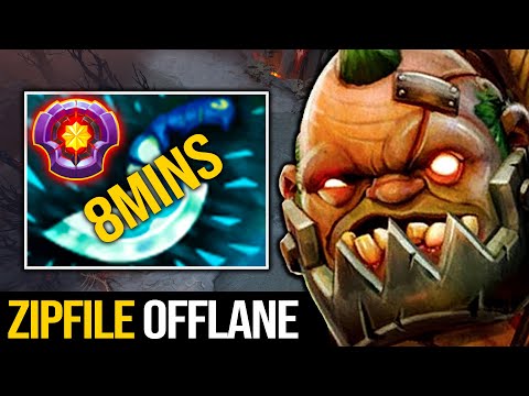 OMG Master Tier Zipfile Pudge Offlane 8Mins Blink Dagger | Pudge Official