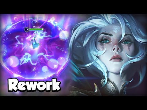 Winterblessed Diana Reworked Gameplay (Quadra Kill) - Build & Runes - Wild Rift