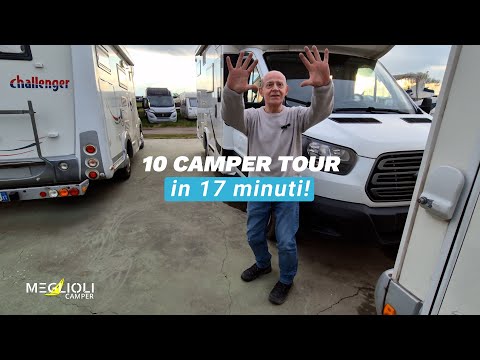 10 CAMPER TOURS in 17 minutes! 🚐 - Meglioli Camper