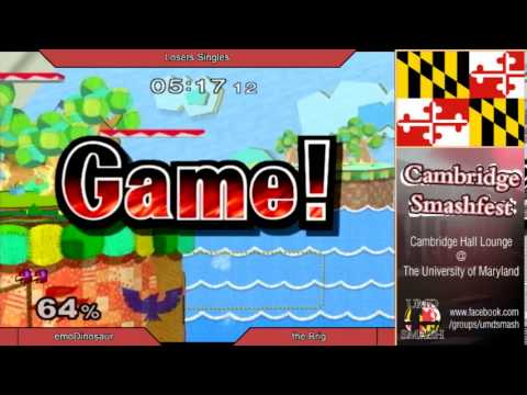 UMD Smashfest 2/7/14 - emoDinosaur vs Brig Losers Quarters