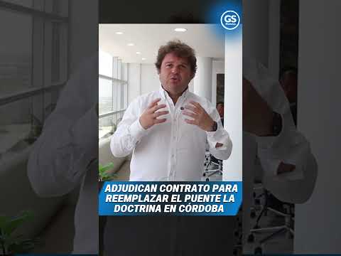 Adjudican contrato para reemplazar el puente La Doctrina en Córdoba