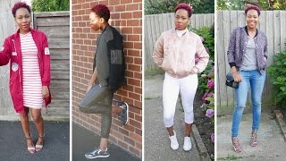 How I style Bomber Jackets| Fashion with Tesh