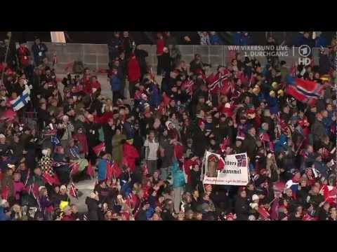 Rune Velta fliegt 234 m in Vikersund 2012