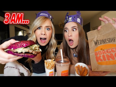 DO NOT ORDER THE WEDNESDAY ADDAMS MEAL AT 3 AM…