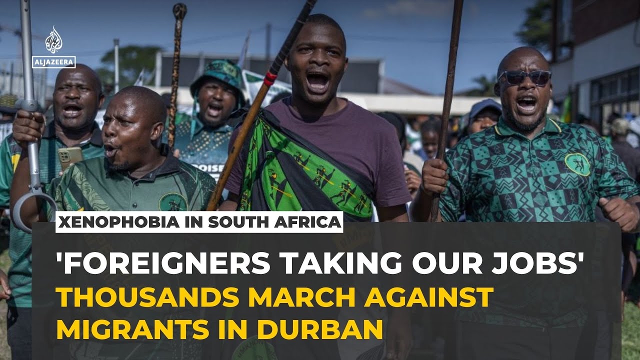 Thousands march in South Africa demanding undocumented migrants leave the country