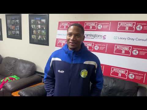 Arron O’Connor Post Carlton Town V Wisbech Town | Interview