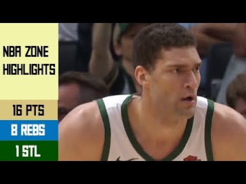 Brook Lopez Highlights vs Raptors CFG5 - 16 Pts, 8 Rebs (23.05.19)