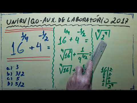 UNIRV GO Auxiliar de Laboratório  2017 - VIDEO 64