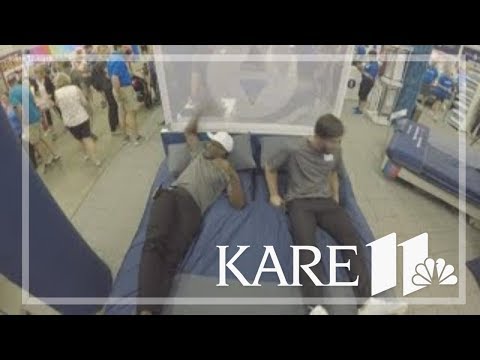 Vikings go undercover to surprise fans