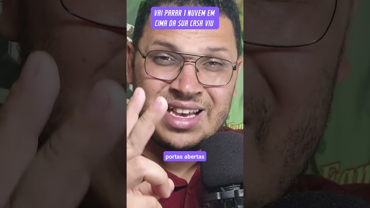 VAI DESCER UMA CHUVA SOBRE A TUA CASA SE PREPARE