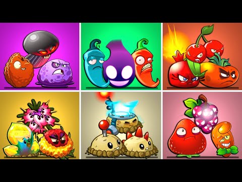 PvZ2 Random 6 BOMB Plants Team Battlez - Who Will Win? Team vs Team