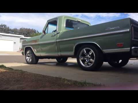 1968 Ford F100 390 fe tremec 5 speed comp cam with flowmaster a idle/rev