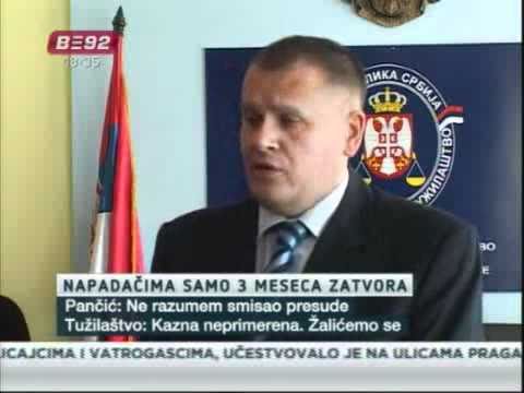 Napadačima na Pančića tri meseca