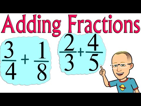 Adding Fractions with Unlike Denominators - Add Fraction Maths