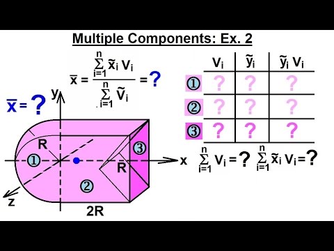 Mechanical Engineering: Centroids in 3-D (9 of 19) Solve Using Multiple Components: Ex. 2