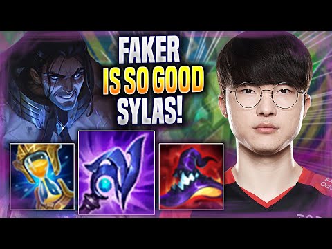 FAKER IS SO GOOD WITH SYLAS! - T1 Faker Plays Sylas MID vs Lulu! | Season 2022