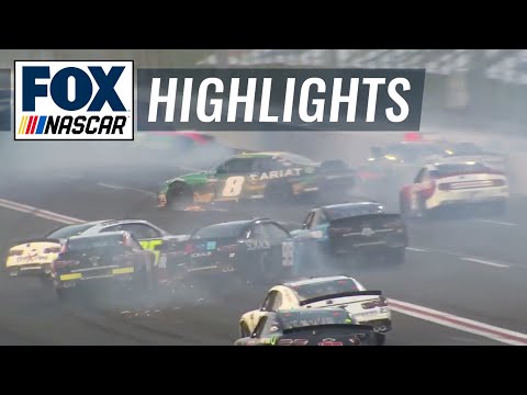 The 'Big One' strikes in Atlanta | NASCAR ON FOX HIGHLIGHTS