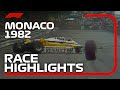 1982 Monaco Grand Prix: Race Highlights | DHL F1 Classics