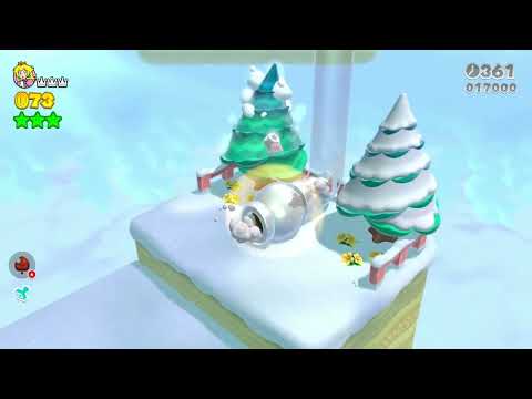 Super Mario 3D World (Switch) 6-5 100% Speedrun - Time: 47 (WR)