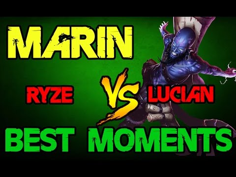 LGD MaRin as Ryze vs Lucian | BEST MOMENTS