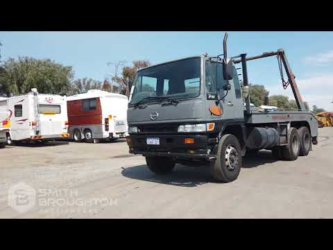 2001 HINO FM1J 6X4 SKIP BIN TRUCK