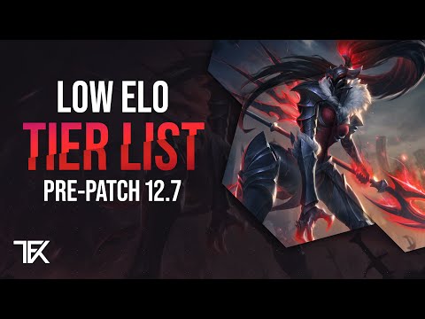 Low Elo Pre Tier List | Patch 12.7 | german | TFK